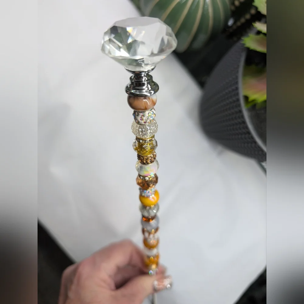 Decorative Beaded Fairy Wand/Plant/Garden Stake
